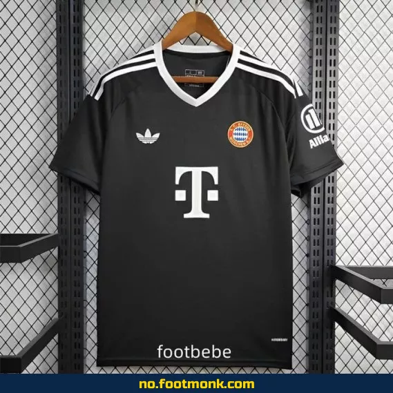 Bayern Munich 2024/2025 målvaktsdrakt i svart – Offisiell fotballdrakt for voksne og barn