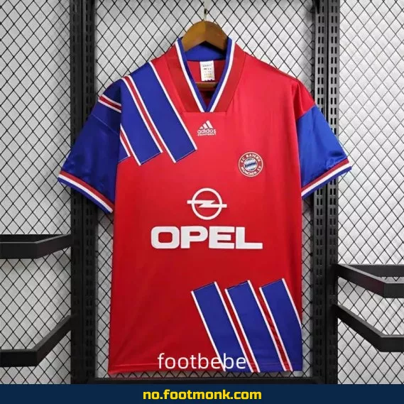 Bayern Munich Vintage Fotballdrakt 1993-1995 Hjemmebane – Autentisk Retro Trøye