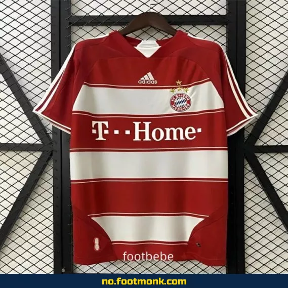 Bayern Munich Vintage Hjemmedrakt 2007-2008 – Fotballdrakt for Voksne og Barn | Offisiell Replica | Kjøp Nå