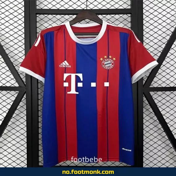 Bayern Munich Vintage Fotballdrakt 2014-2015 Hjemme – Autentisk Fotballtrøye for Voksne og Barn