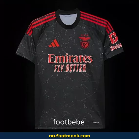 Benfica 2024-2025 borte drakt svart – Offisiell fotballdrakt | Kjøp nå