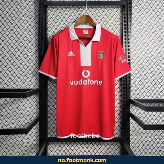 Benfica Vintage Hjemmedrakt 2004/2005 – Autentisk Fotballdrakt for Voksne og Barn – Kjøp Offisiell Klubbtrøye på Nett