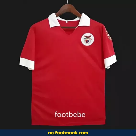Vintage Benfica hjemmedrakt 1960-1961 (rød) – Autentisk fotballdrakt for voksne og barn – Offisiell fotballtrøye fra nettbutikk