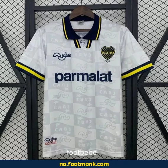 Boca Juniors Vintage Fotballdrakt 1995-1996 (Borte) – Autentisk Fotballtrøye for Voksne og Barn