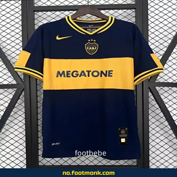 Boca Juniors Vintage Fotballdrakt 2006/2007 Hjemme – Autentisk Fotballtrøye for Voksen/Barn – Offisiell Klubbdrakt