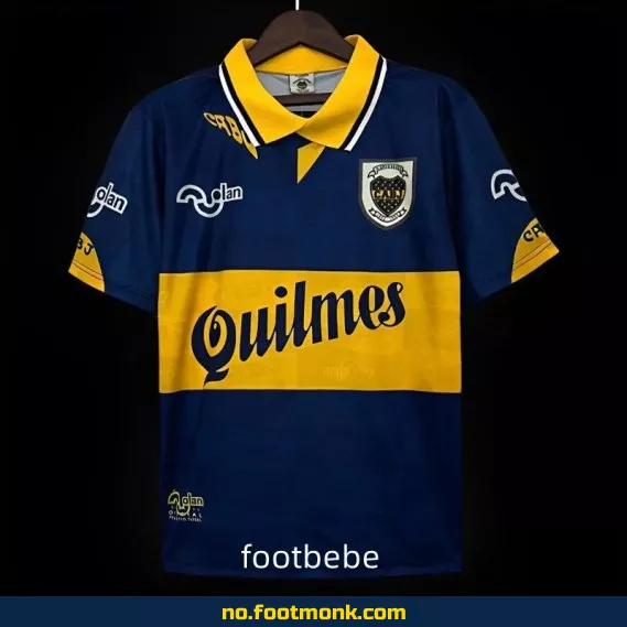 Boca Juniors vintage hjemmedrakt 1995-1996 – Offisiell fotballdrakt for voksne og barn