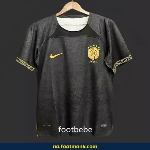 Brasil 2023 2024 treningsdrakt i svart – Offisiell fotballdrakt for voksne og barn