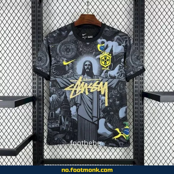 Brasil 2024 STUSSY keeperdrakt til Copa America – Autentisk fotballdrakt for voksne og barn | Kjøp fotballdrakter online