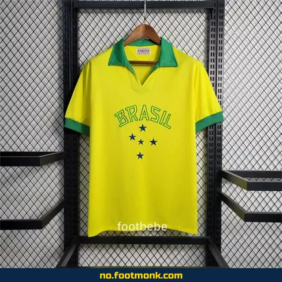 Brasil Vintage 1958 Hjemmedrakt – Autentisk Fotballdrakt