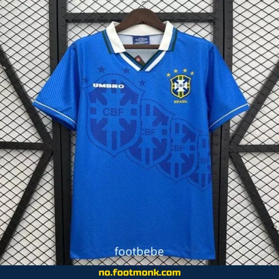 Brasil 1994 Bortedrakt Vintage – Ekte fotballdrakt fra VM, fotballdrakter til salgs for voksne og barn