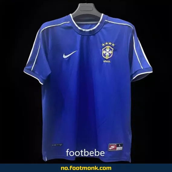 Brasil Vintage 1998 Borte Fotballdrakt – Autentisk Fotballtrøye