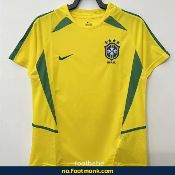 Brasil Vintage 2002 Hjemmedrakt – Autentisk Fotballdrakt for Voksne og Barn