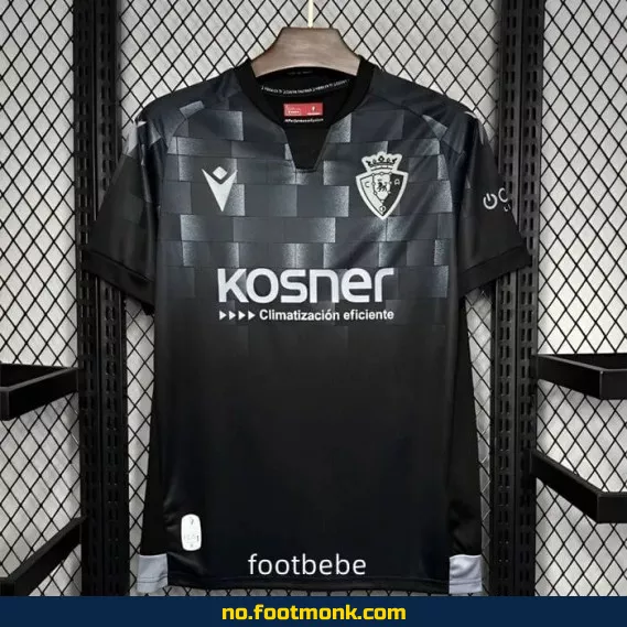 CA Osasuna 2024-2025 Tredjedrakt i svart – Fotballdrakt for voksne og barn | Offisiell nettbutikk