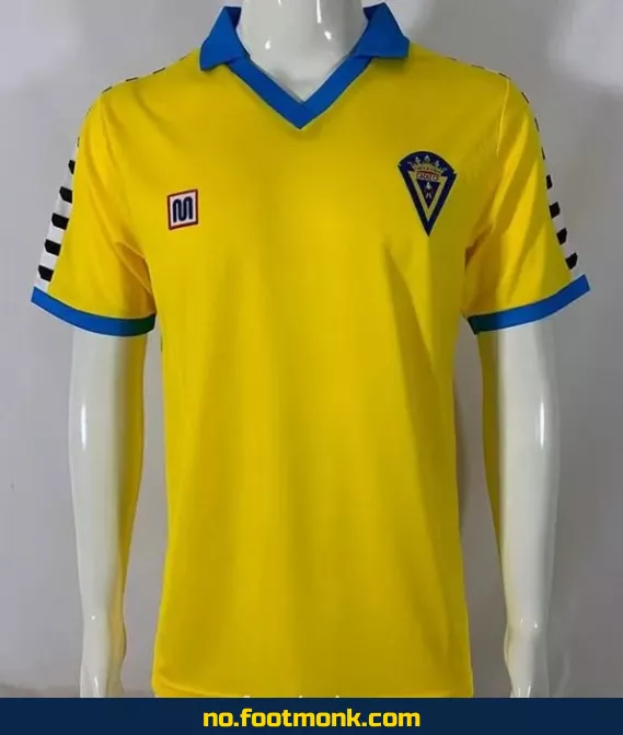 Vintage Cádiz Fotballdrakt 1983-1984 Hjemmebane – Autentisk Fotballtrøye