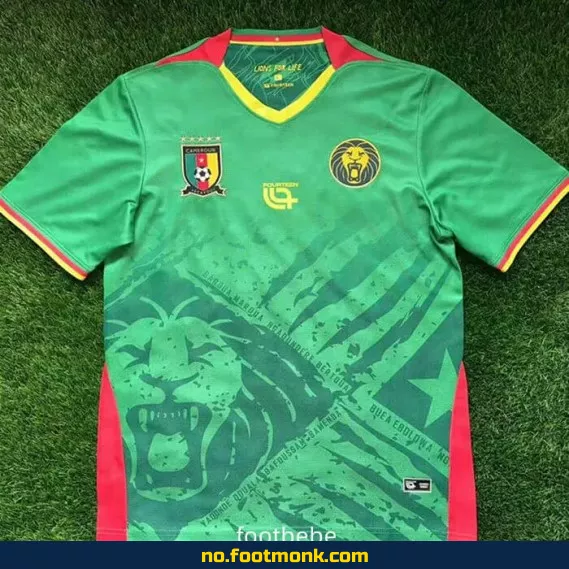 Offisiell hjemmedrakt for Kamerun 2025-2026 – Fotballdrakt til salgs for barn og voksne | Fotballtrøye med navn og trykk