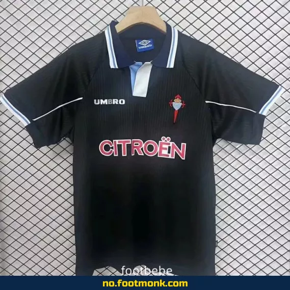 Vintage Celta de Vigo Fotballdrakt 1997-1998 (Bortedrakt) – Autentisk Fotballtrøye for Voksne og Barn