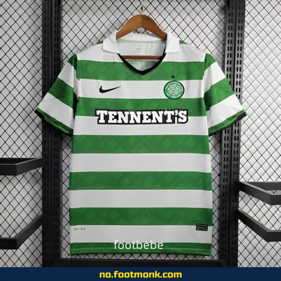 Autentisk Celtic Vintage Hjemmedrakt 2010-2012 – Fotballdrakt for Voksne og Barn