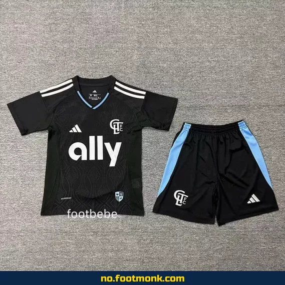 Charlotte Barn Fotballdrakt 2025/2026 – Ekte Fottrikot, Fotballtrøye med Navn, Offisiell Klubbdrakt