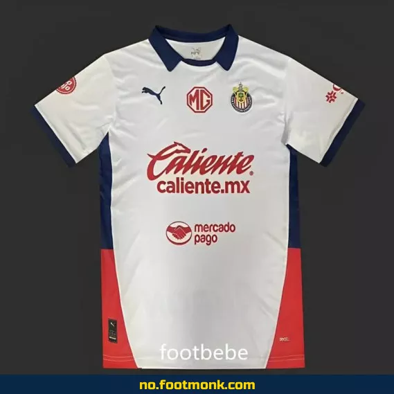 Chivas Guadalajara CD 2024/2025 bortedrakt hvit – Offisiell fotballdrakt for voksne og barn – Kjøp billige fotballdrakter på nett