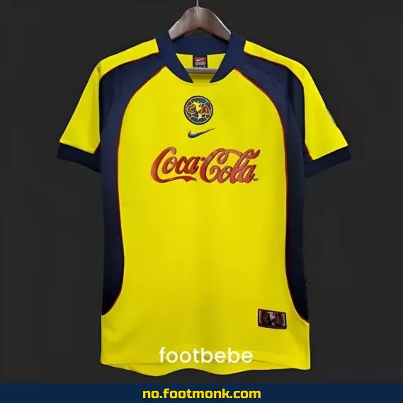 Club América Vintage Hjemmedrakt 2001-2002 – Autentisk Fotballdrakt for Voksne og Barn – Offisiell Fotballtrøye med Navn – Kjøp Nå