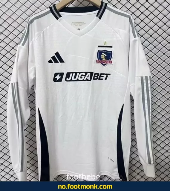 Colo-Colo Hjemmedrakt 2025-2026 Langermet Fotballdrakt – Offisiell Klubbtrøye for Voksne og Barn