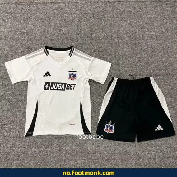Colo-Colo Hjemmedrakt for Barn 2025-2026 – Hvit Fotballdrakt