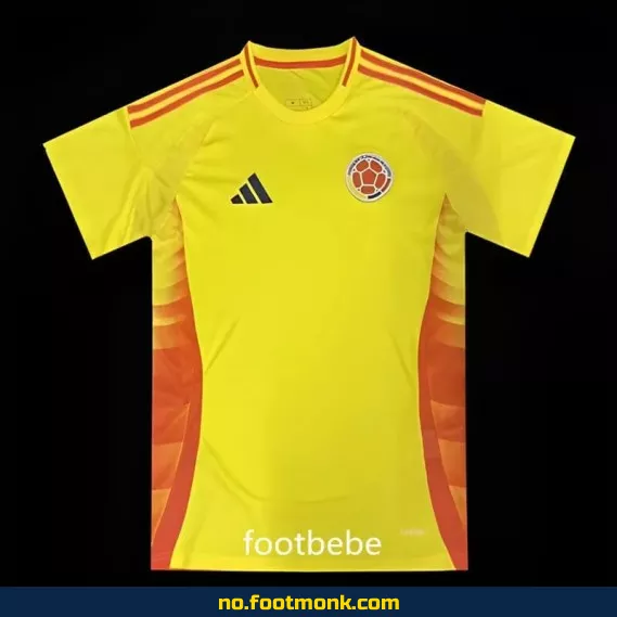 Colombia hjemmedrakt 2024-2025 gul – offisiell fotballdrakt for barn og voksne | Kjøp nå