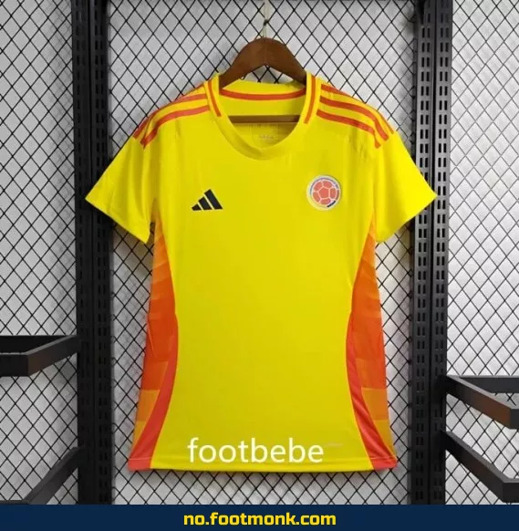 Colombia Hjemmedrakt 2024/2025 – Gul Fotballdrakt for Kvinner – Offisiell Klubbtrøye