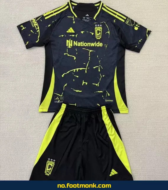 Columbus Crew borte fotballdrakt 2025/2026 for barn – Offisiell drakt med trykk | Kjøp billige fotballdrakter for barn online