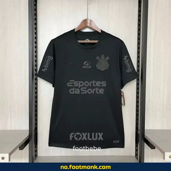 Corinthians 2024/2025 borte drakt svart – Offisiell fotballdrakt for voksne og barn
