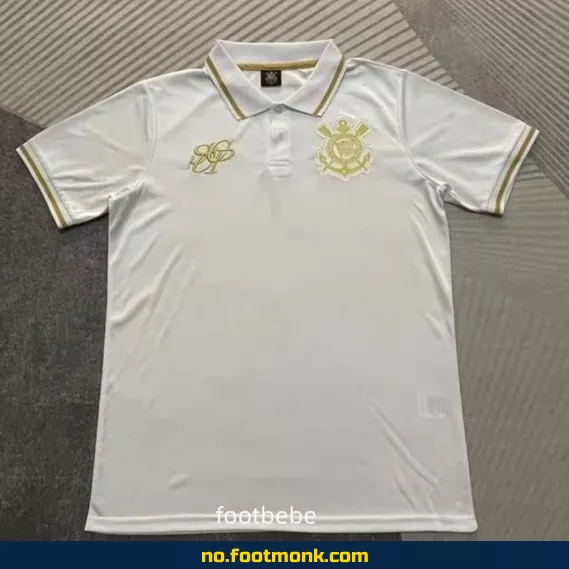 Corinthians 2025-2026 Hvit Polo Fotballdrakt – Offisiell Klubbtrøye for Voksne og Barn
