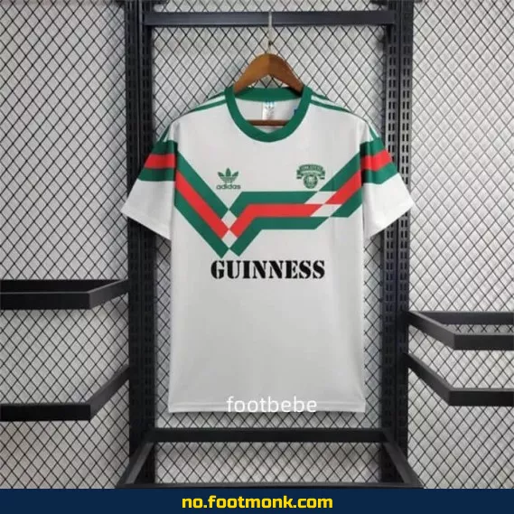 Vintage Cork City hjemmedrakt 1988-1989 – Hvit fotballdrakt for voksne og barn, autentisk retrotrøye med trykk