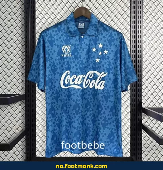Autentisk Cruzeiro Vintage Fotballdrakt 1993-1994 Hjemmebane Blå – Offisiell Retro Trøye