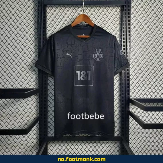 Borussia Dortmund 2022/2023 Spesialutgave Svart Fotballdrakt – Offisiell Klubbdrakt for Voksne og Barn