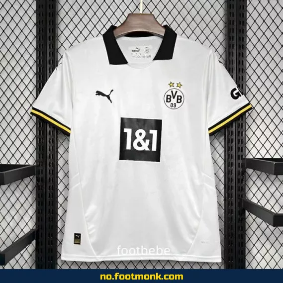 Borussia Dortmund 2024/2025 Tredjedrakt Hvit – Fotballdrakt for Voksne og Barn | Offisiell Nettbutikk