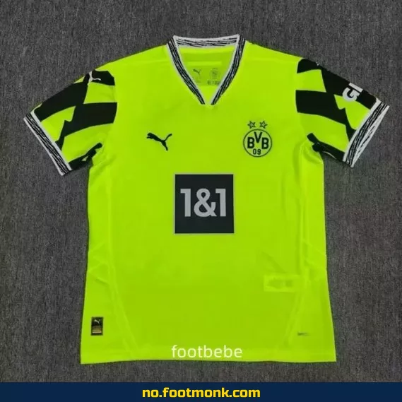 Borussia Dortmund 2025-2026 Hjemmedrakt – Grønn Fluo Fotballdrakt (Autentisk) – Kjøp Billige Fotballtrøyer for Barn og Voksne | Nettbutikk
