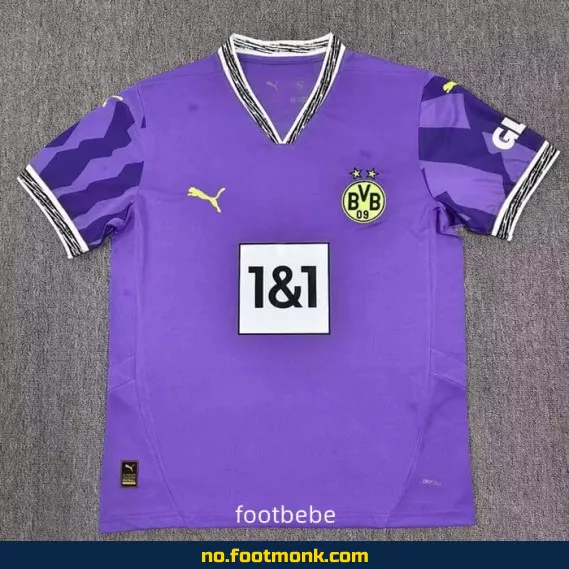 Borussia Dortmund 2025-2026 Fotballdrakt i Lilla – Offisiell Drakt med Navn, Replica for Voksne og Barn