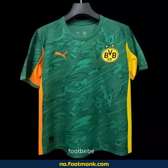 Borussia Dortmund 2025-2026 bortedrakt grønn – Kjøp offisiell fotballdrakt for barn og voksne | Fotballtrøye med navn og trykk