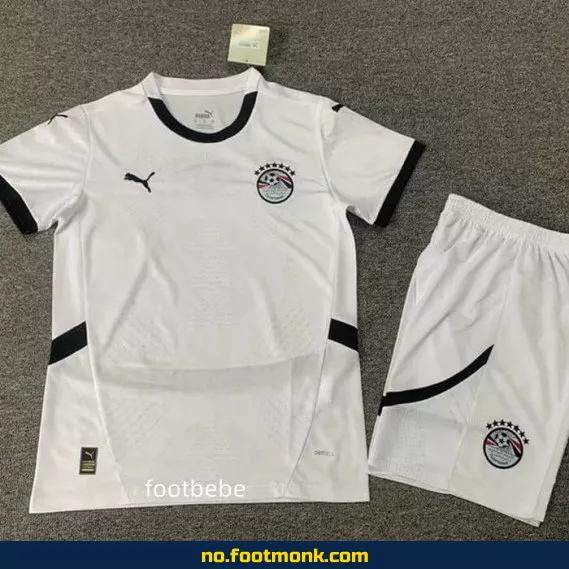 Egypt fotballdrakt barn 2024-2025 hvit – offisiell drakt