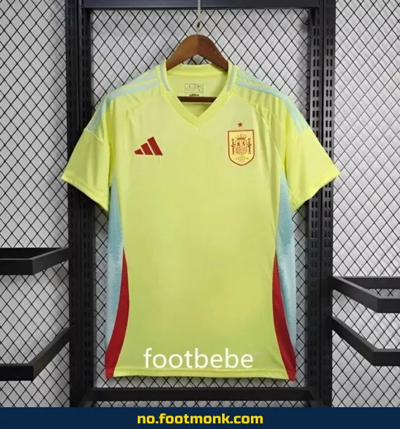 Spanias eksterne fotballdrakt til EM 2024 - gul, offisiell drakt for voksne og barn | Kjøp nå
