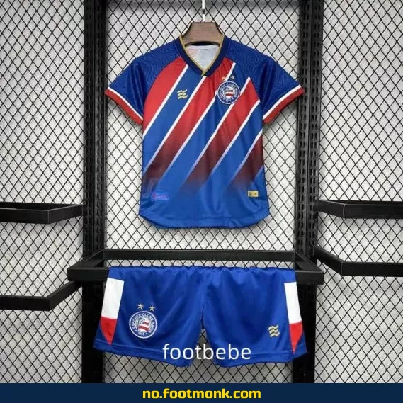 Bahia FC 2024/2025 bortedrakt for barn – Ekte fotballdrakt, offisiell drakt, fotballtrøye med trykk