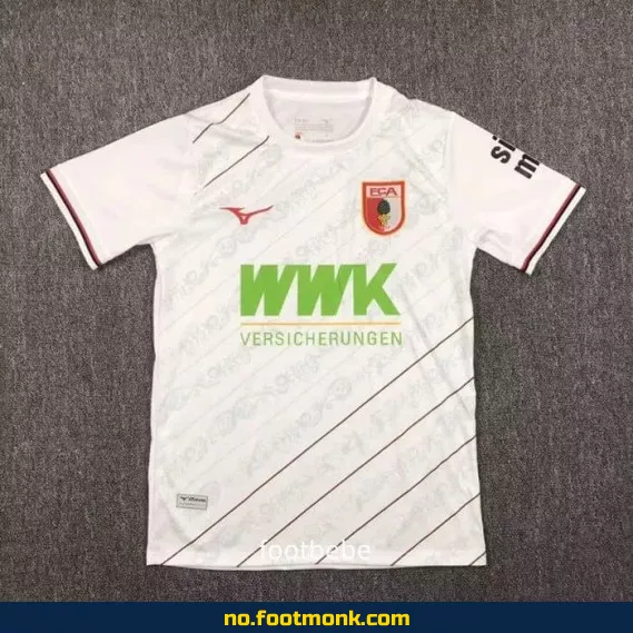 FC Augsburg hjemmedrakt 2024/2025 – Hvit fotballdrakt for voksne og barn | Offisiell nettbutikk