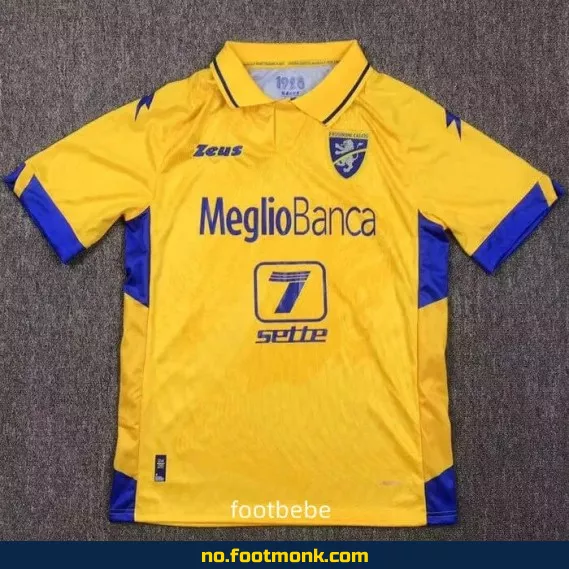 Frosinone Calcio hjemmedrakt 2024-2025 – Gul fotballdrakt for voksne og barn | Offisiell drakt | Kjøp fotballtrøye på nett