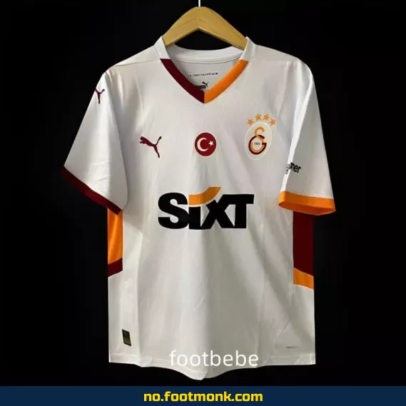 Galatasaray 2024-2025 bortedrakt hvit – Offisiell fotballdrakt for voksne og barn | Kjøp nå