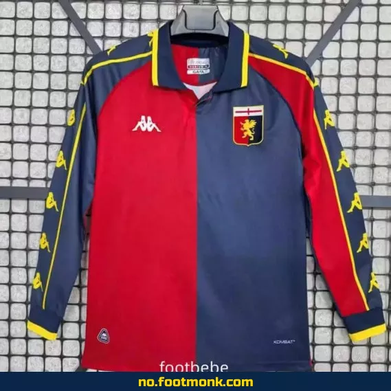 Genoa C.F.C. 2025-2026 Langermet Fotballdrakt – Offisiell Klubbtrøye for Voksne og Barn