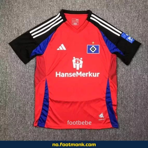 Maillot Hamburger SV 2024/2025 Rød - Offisiell Fotballdrakt til Salgs