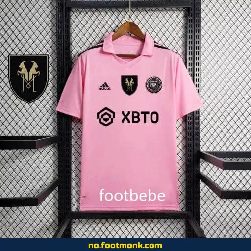 Inter Miami hjemmedrakt 2023/2024 rosa med Inter Miami patch – Offisiell fotballdrakt for barn og voksne | Kjøp fotballdrakter online