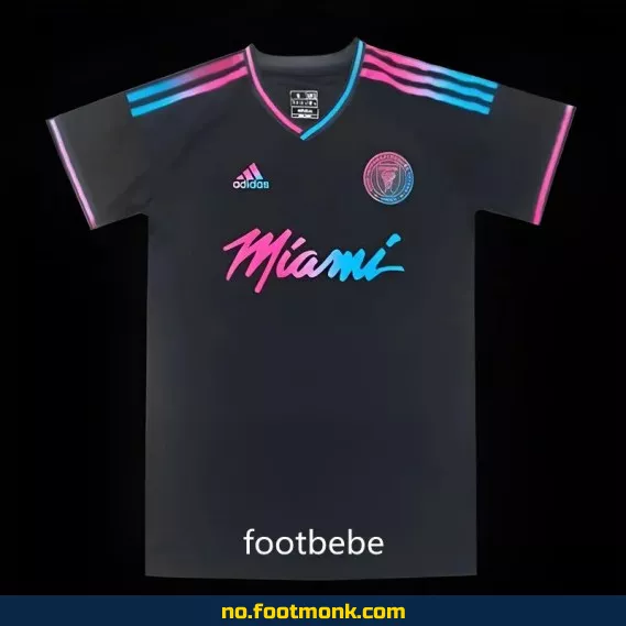 Inter Miami treningsdrakt 2024/2025 svart – Offisiell fotballdrakt for voksne og barn