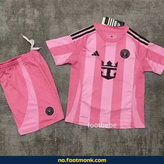 Inter Miami hjemmedrakt 2025/2026 for barn i rosa – kjøp fotballdrakter for barn online