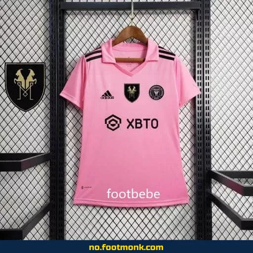 Inter Miami Dame Fotballdrakt 2023/2024 – Rosa med Inter Miami Patch – Offisiell Klubbdrakt